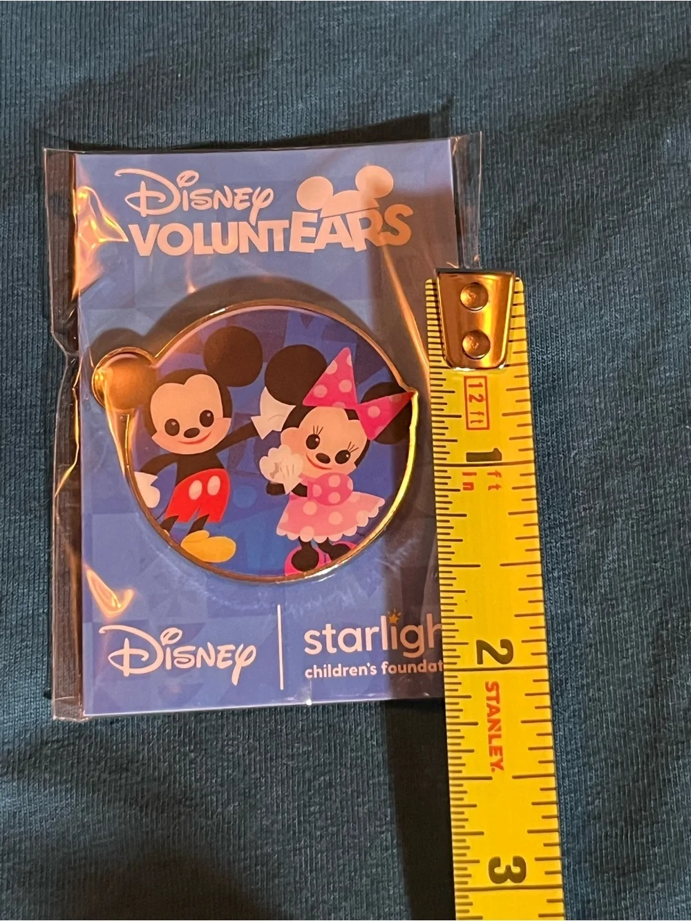 1 Set Of Disney VoluntEARS Pins: Mickey/Moon, Mickey Fireworks & Mickey/Minnie!
